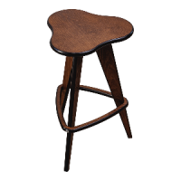 Полубарный табурет Клевер